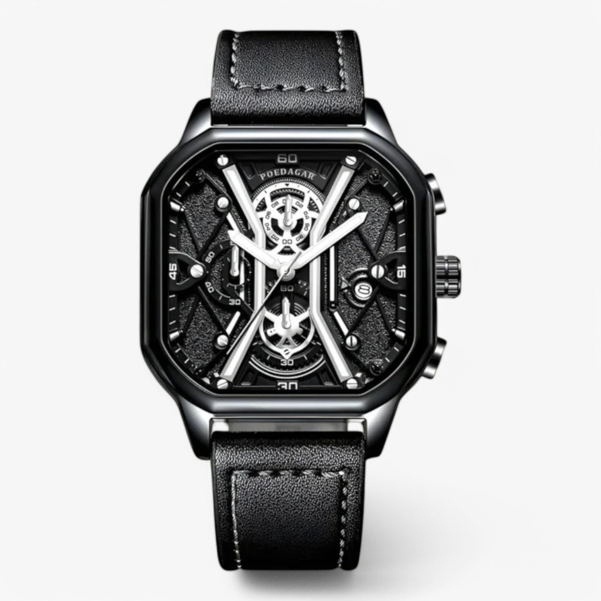 Bellamy | Luxe chronograaf voor heren - €25 : Bellamy | Luxe chronograaf voor heren in Zwart geld van Pantinoshop