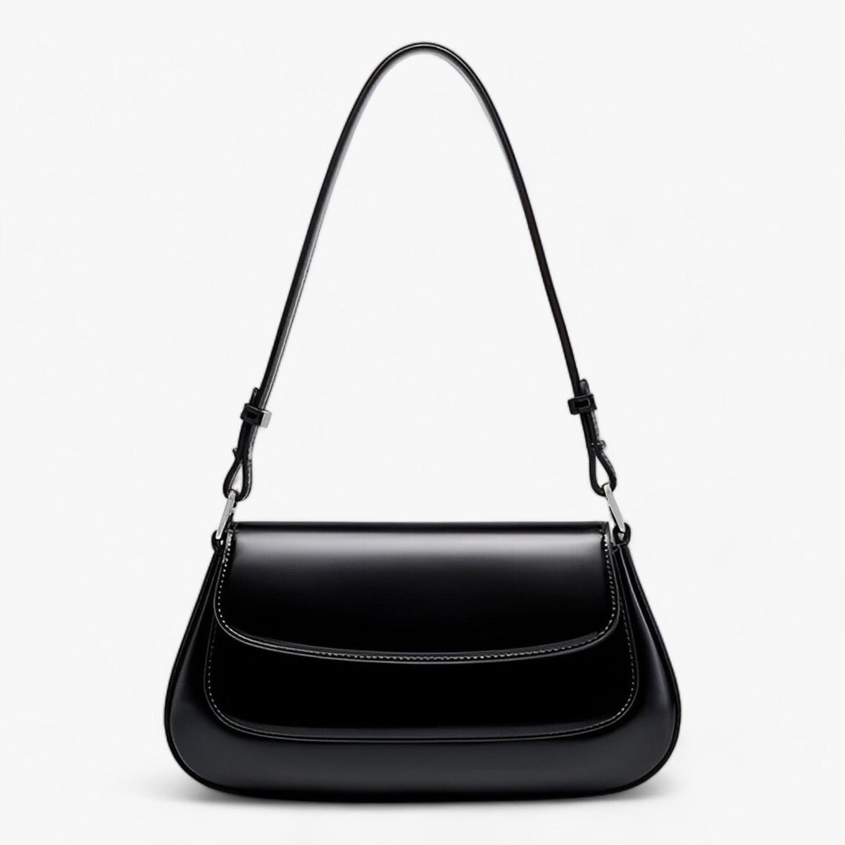 CHLOE | Leren Handtas - Versterk dagelijks je verfijning - €25 : Clea | Leren Handtas - Versterk dagelijks je verfijning in Zwart van Pantinoshop