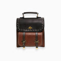 Borsa a Mano e Tracolla Donna Marrone in Pelle - Design Versatile ed Etico - Pelle PU