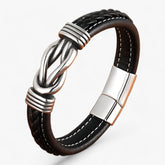 Echt leren armband - Verfijning en robuustheid gecombineerd - €25 : Echt leren armband - Verfijning en robuustheid gecombineerd in Zwart van Pantinoshop