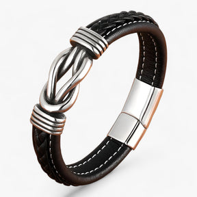 Echt leren armband - Verfijning en robuustheid gecombineerd - €25 : Echt leren armband - Verfijning en robuustheid gecombineerd in Zwart van Pantinoshop