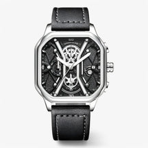Bellamy | Luxe chronograaf voor heren - €25 : Bellamy | Luxe chronograaf voor heren in Wit Zilver van Pantinoshop