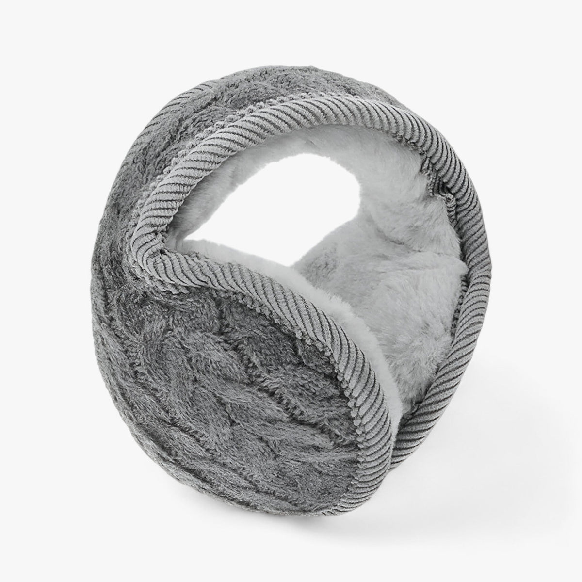 accessories : Orion | Winddichte pluche oordopjes - Wintercomfort de hele dag door in Grijs van Pantino