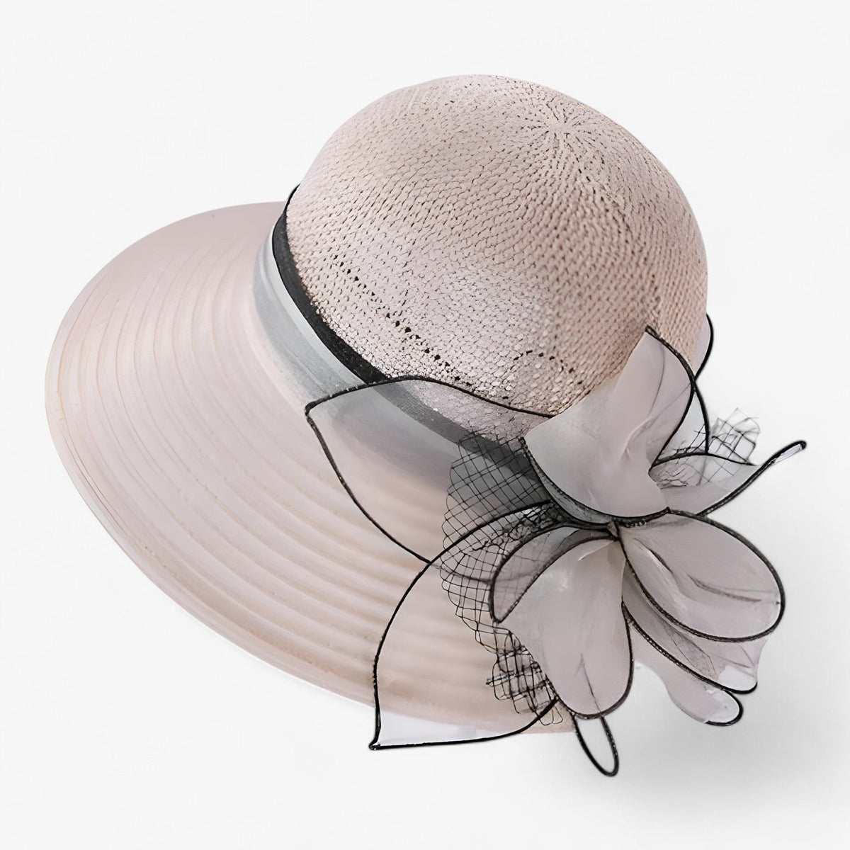 accessories : LUNA | Stijlvolle dameshoed - Brede rand voor bescherming tegen de zon in Khaki van Pantinoshop