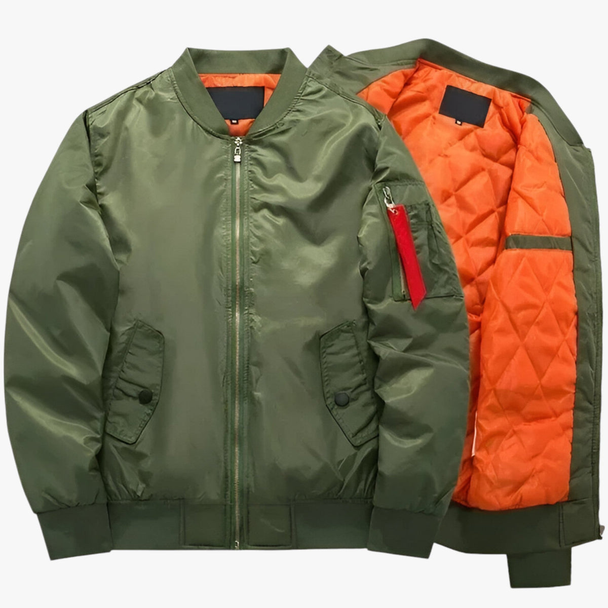 Logan | MA1 Pilotenbomberjacke - Militairwarmte voor herfst en winter - Donkergroen - Jassen - Pantinoshop