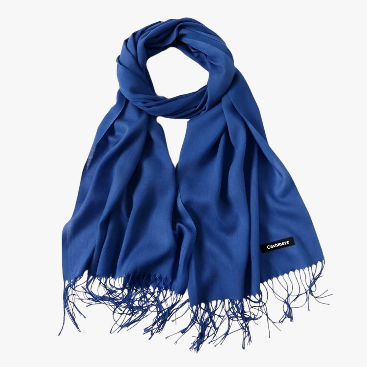 accessories : Brisa | Lange winter sjaal van Tessale voor vrouwen - Elegant en veelzijdig in Koninklijk blauw 200x68cm van Pantino
