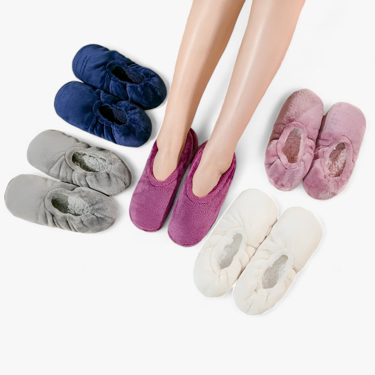 Veda | Gezellige binnensokken - Zachte comfort en antislip (1 paar + 1 paar GRATIS) - - Veda | Gezellige binnensokken - Zachte comfort en antislip (1 paar + 1 paar GRATIS) - €25 - Pantinoshop