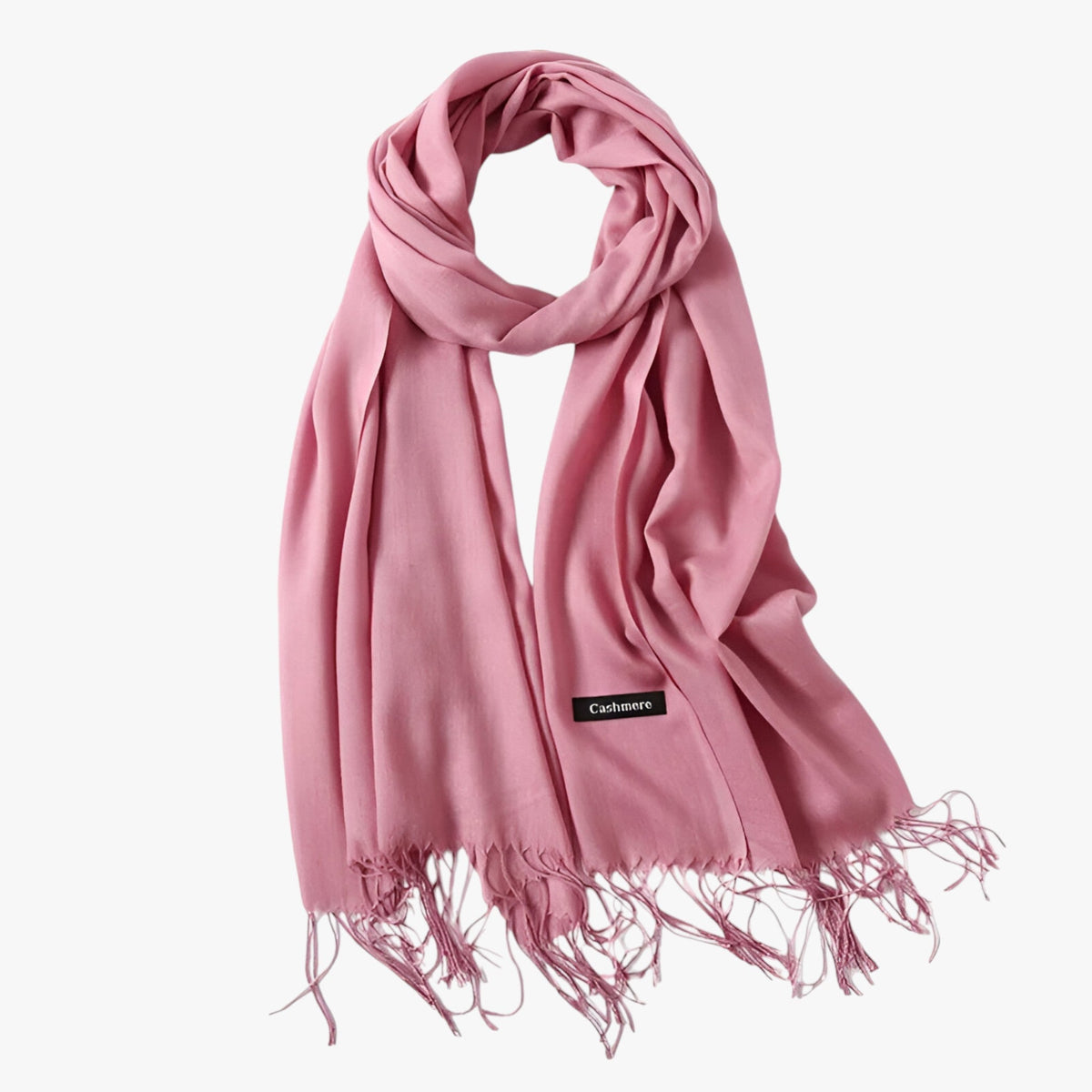 accessories : Brisa | Lange winter sjaal van Tessale voor vrouwen - Elegant en veelzijdig in Lederen rood 200x68cm van Pantino