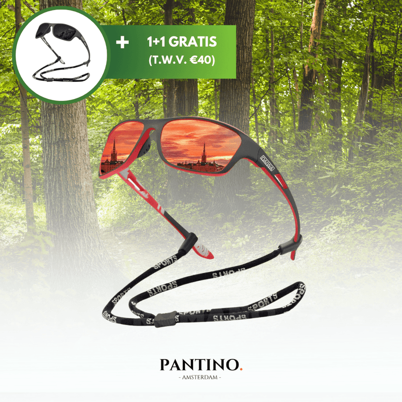 PolarSport PRO+ |  Professionele Zonnebril (1+1 GRATIS) Mannen Mode Pantino Fire Red Fire Red 