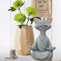 Statua di Buddha Gatto per Gatti - Grigio