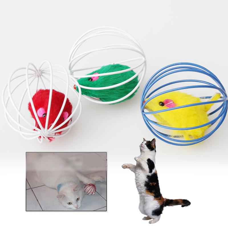 Kattenspeelgoed ballenset van 3 - - Kattenspeelgoed - Pantino