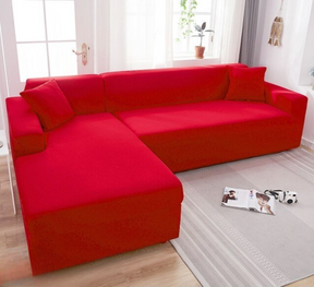 SofCove - Wasbare bankhoes |verlengt de levensduur, waterafstotend, rekbaar - Rood - Chair & Sofa Cushions - Pantino