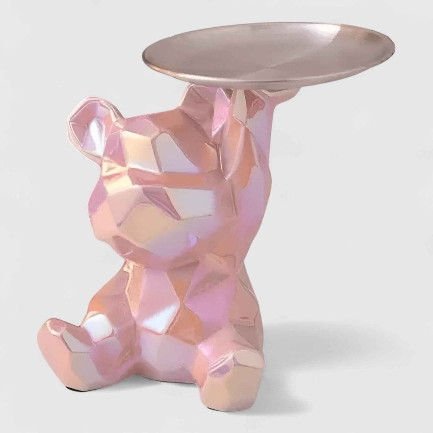 Wielofunkcyjna ceramiczna dekoracja w praktycznym metalicznym stylu