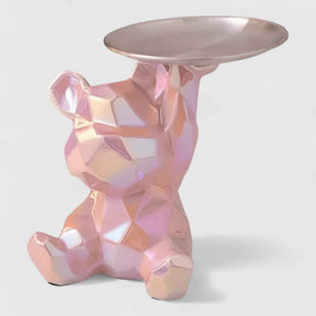Wielofunkcyjna ceramiczna dekoracja w praktycznym metalicznym stylu
