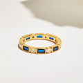 Adeline cristal azul real