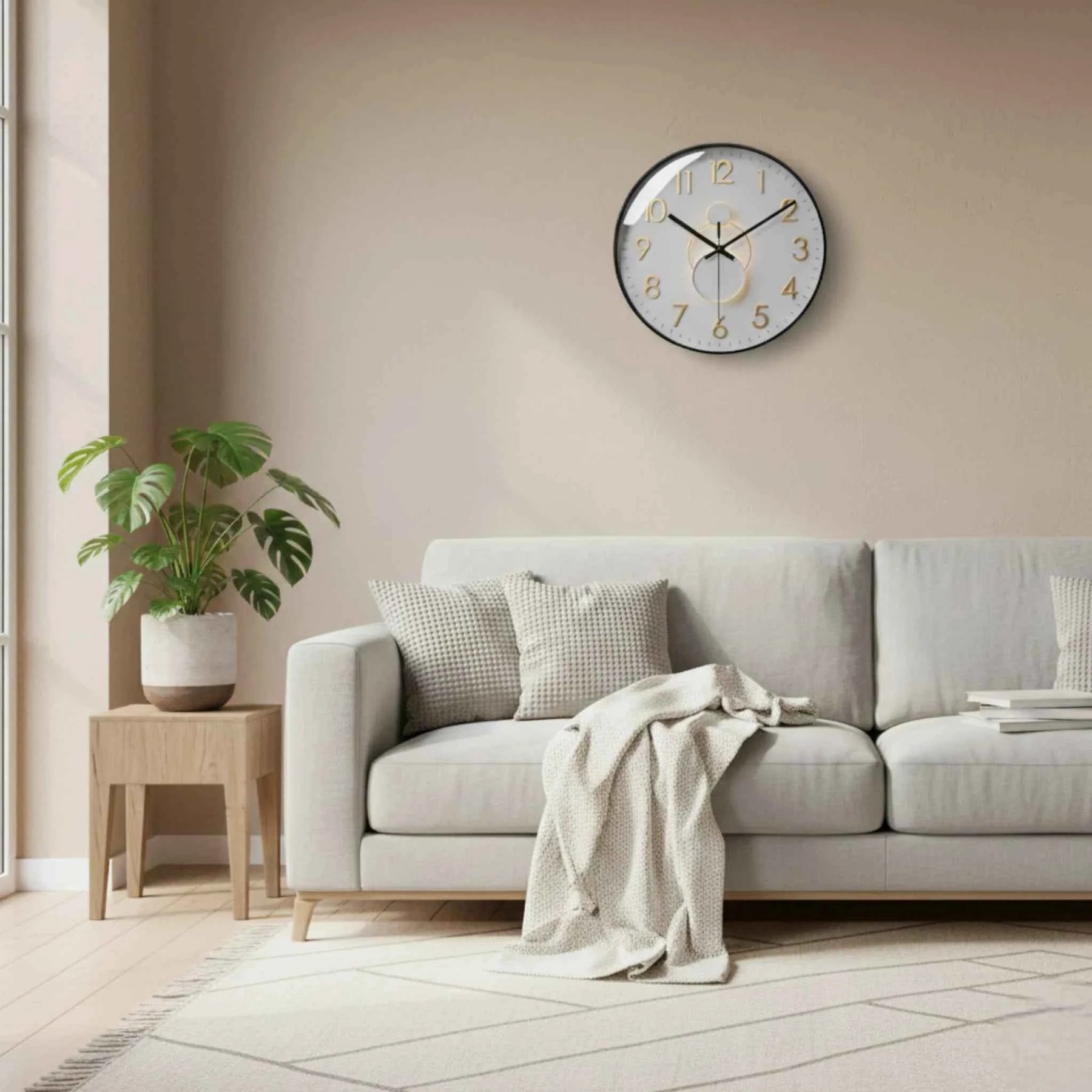 Kwarts Wandklok Woonaccessoires Woondecoratie