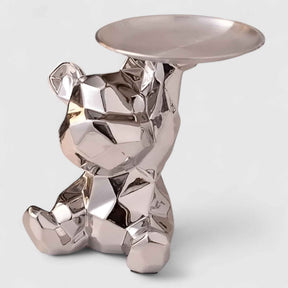 Wielofunkcyjna ceramiczna dekoracja w praktycznym metalicznym stylu