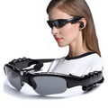 Occhiali da Sole Bluetooth Intelligenti Neri - Audio e Chiamate per Esterni - Plastica
