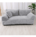 Copertura Calming per Divano Animali Domestici Grigio Chiaro - Comfort Rilassante - Microfibra