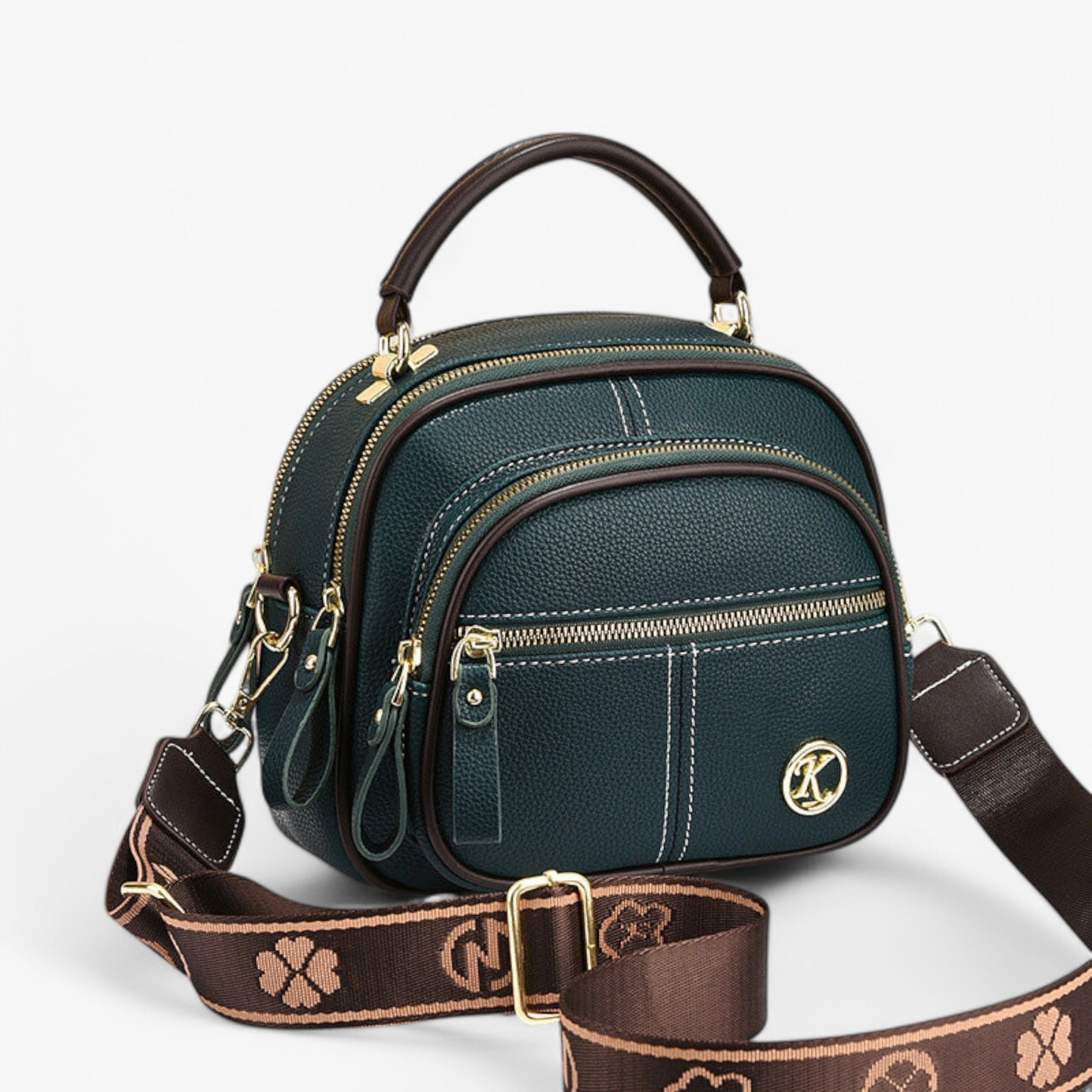 Bag : LuciaCinghia™️ tas in Donkergroen van Pantino