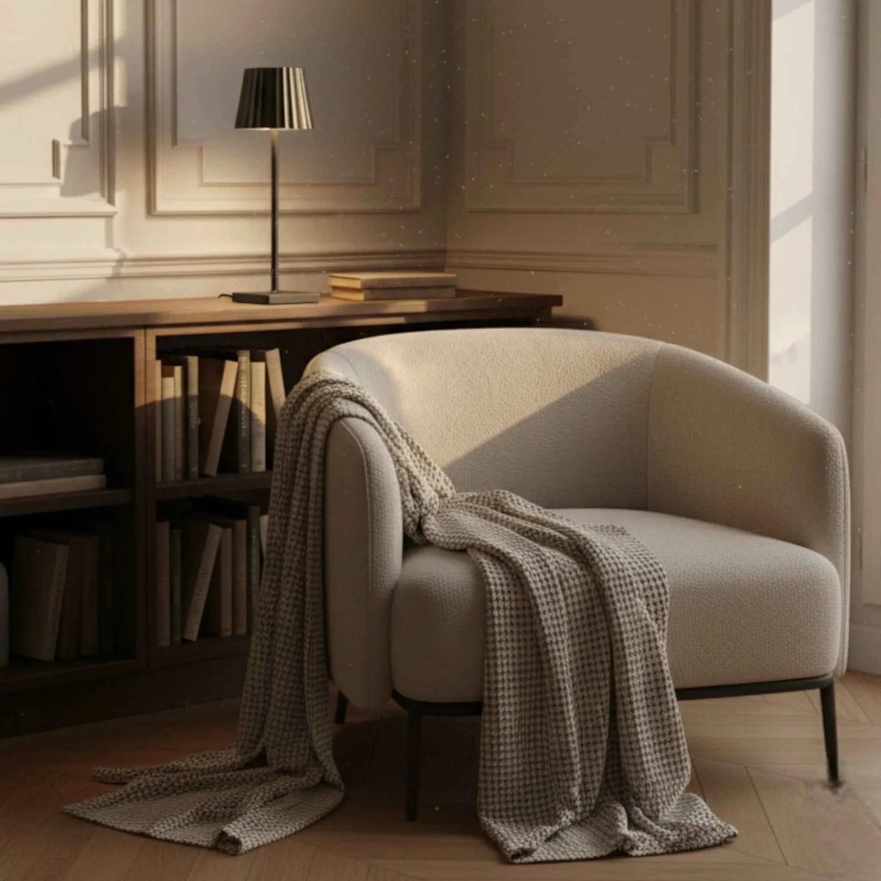 Lampe de Table LED Sans Fil avec Batterie Rechargeable et Commande Tactile Aluminium