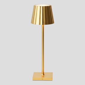 Bezprzewodowa lampa stołowa LED z akumulatorem i dotykowym sterowaniem, aluminium