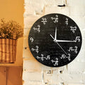 TimeFlair - Reloj de pared moderno con diseño matemático