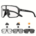Czarne Okulary Przeciwsłoneczne - TrailBlaze Fotochromatyczne - Stworzone do Jazdy na Rowerze