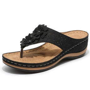 Trendy- Bloemem Flip-Flops - - Sandalen - trencyshop