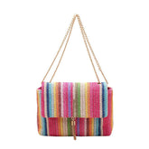 Valerie™ - Regenboog schoudertas - Gekleurd - Handbags - Pantino