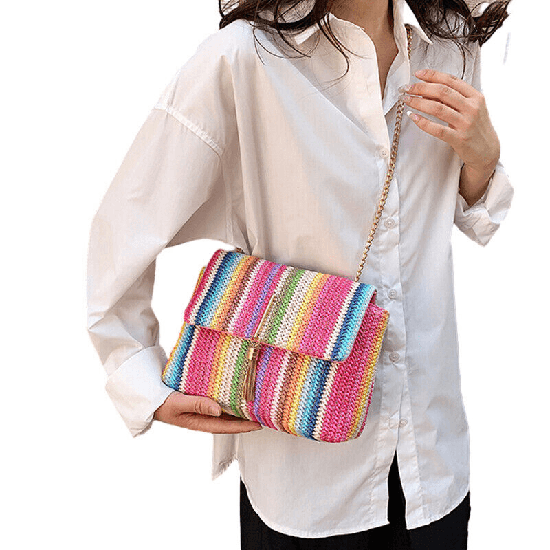 Valerie™ - Regenboog schoudertas - - Handbags - Pantino