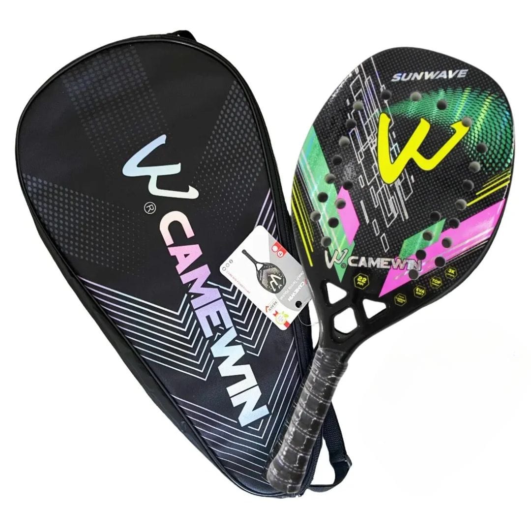 Vardi Dante™ Cameron Padelracket | Carbon & Balans - Roze - Padel Tennis Raquets - Pantino