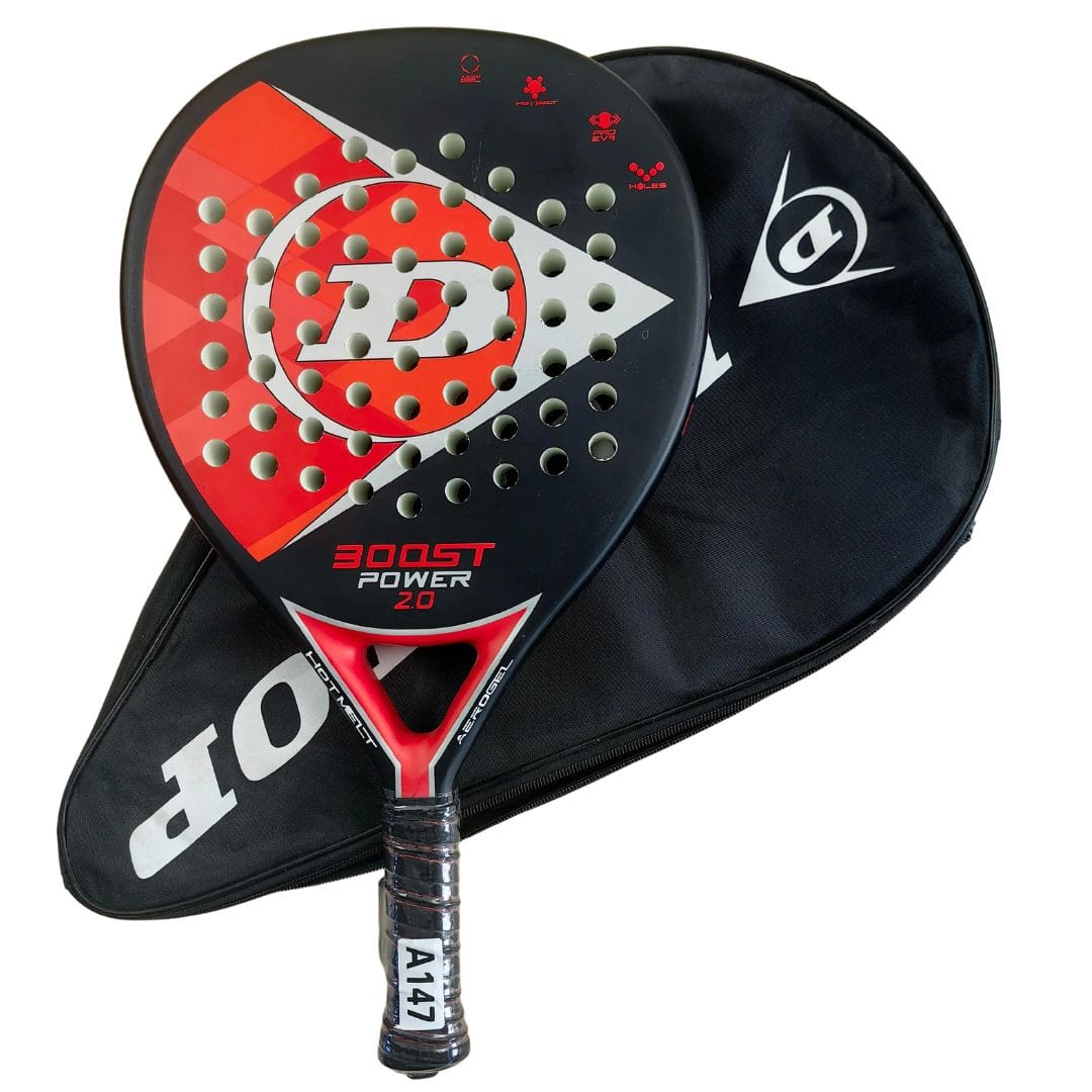 Vardi Dante™ Mark Padelracket | Nauwkeurig & Betrouwbaar - Rood - Padel Tennis Raquets - Pantino