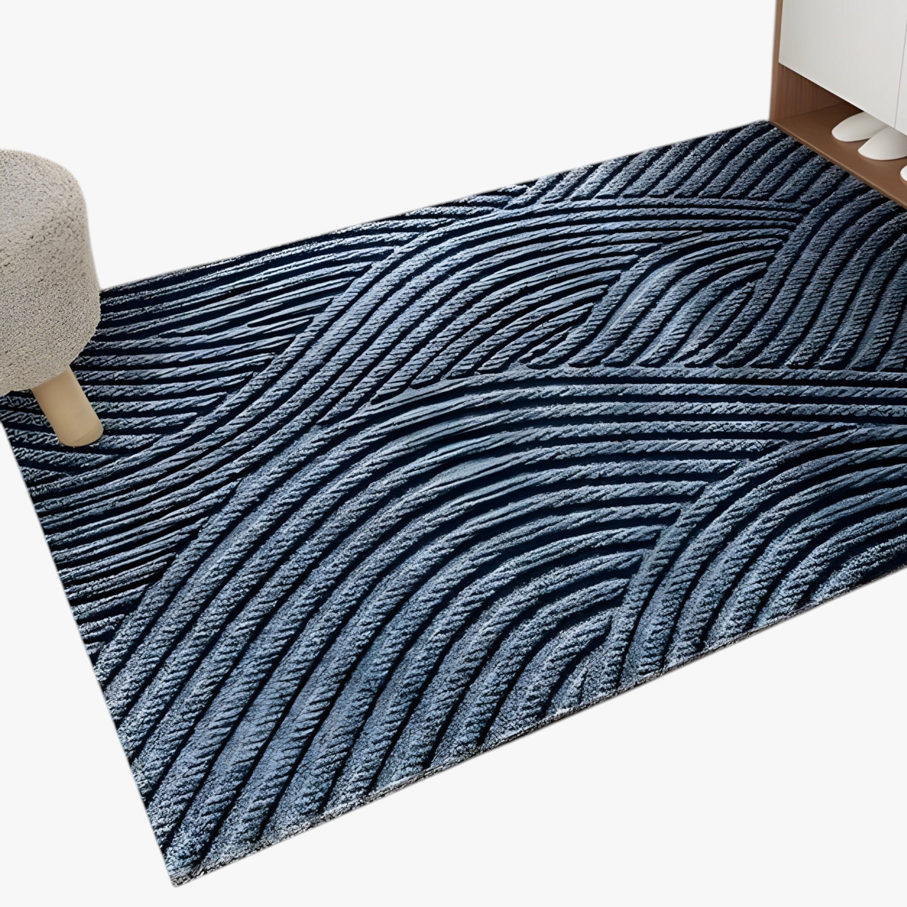 home & garden : Anker | Moderno antislip deurmat in Blauw van Pantinoshop