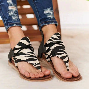 Livia - Orthopedische Sandalen - Sandalen Dames - Zebra - Sandalen - Pantino