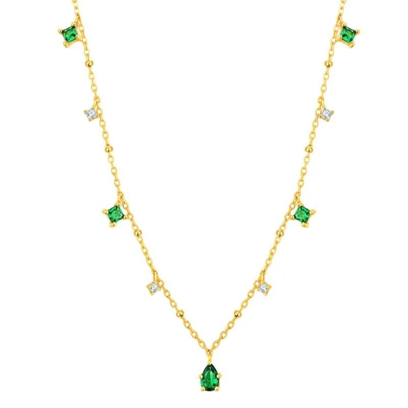 Crystal Emily Ketting - Goud - Necklace - Pantino