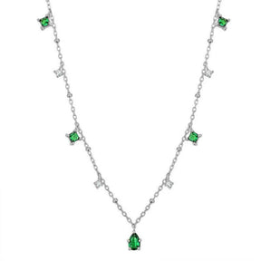 Crystal Emily Ketting - Zilver - Necklace - Pantino