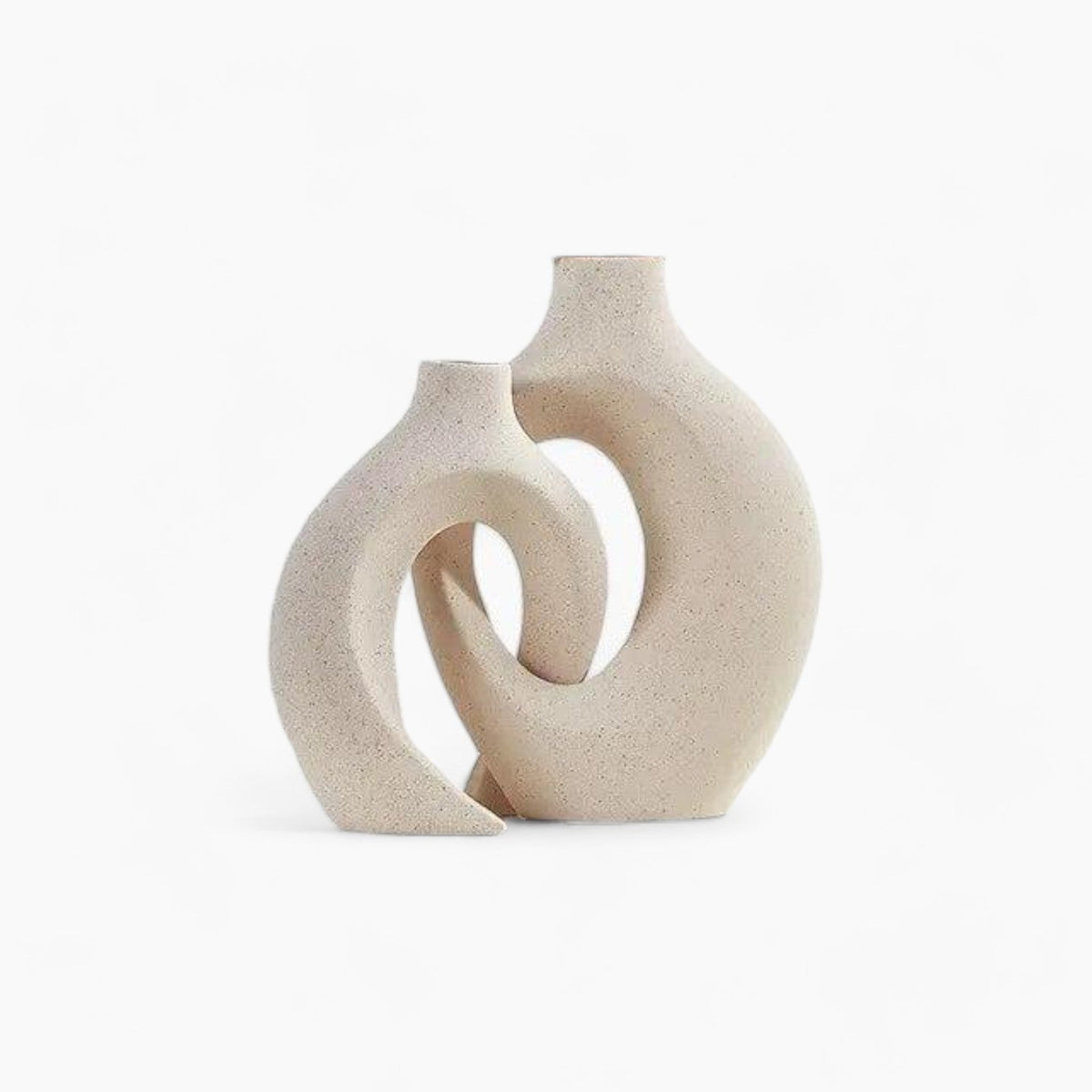 home & garden : Urval van Japandi-vazen | Trendy en elegante vazen voor moderne interieurs in Set van twee vazen van Pantinoshop