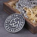Wikingerski islandzki Vegvisir - ze stali nierdzewnej