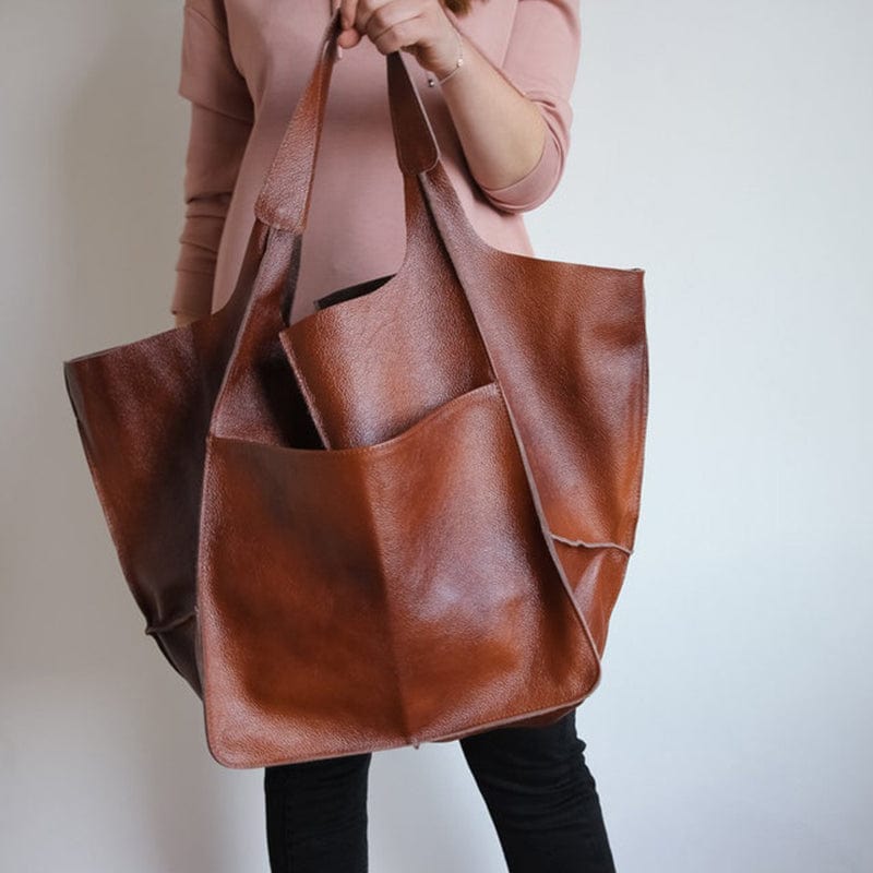 Vintage Bag™ | Toegankelijke en toch elegante tas - Bruin - Vintage Bag™ | Toegankelijke en toch elegante tas - Pantino