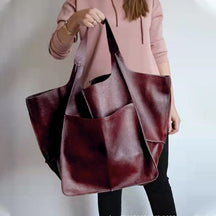 Vintage Bag™ | Toegankelijke en toch elegante tas - Rood - Vintage Bag™ | Toegankelijke en toch elegante tas - Pantino