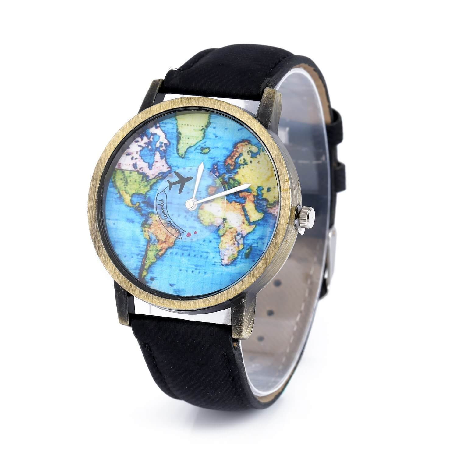 Vintage Traveler's Leather Watch - - Travel - Pantino