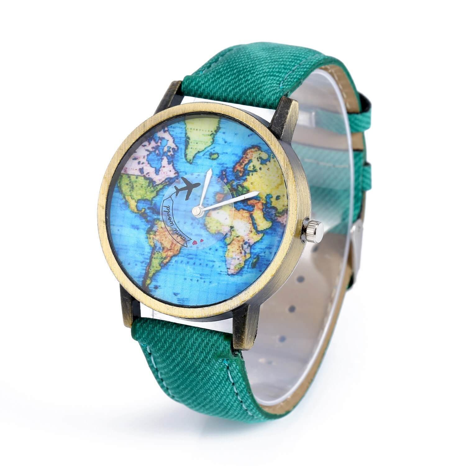 Vintage Traveler's Leather Watch - - Travel - Pantino