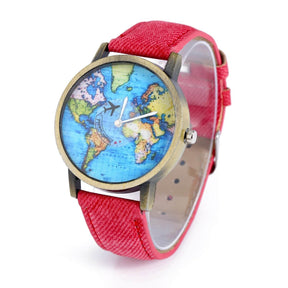 Vintage Traveler's Leather Watch - - Travel - Pantino