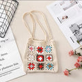 Boho Geweven Tote Bag Dames - Zomer Strand Handtas - Stro