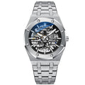 Orologio argento nero - Wesley Watch - Meccanico
