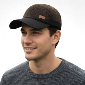 men's fashion : Max | Vintage Baseballpet - Stijlvolle Warmte en Oorbescherming in van Pantinoshop