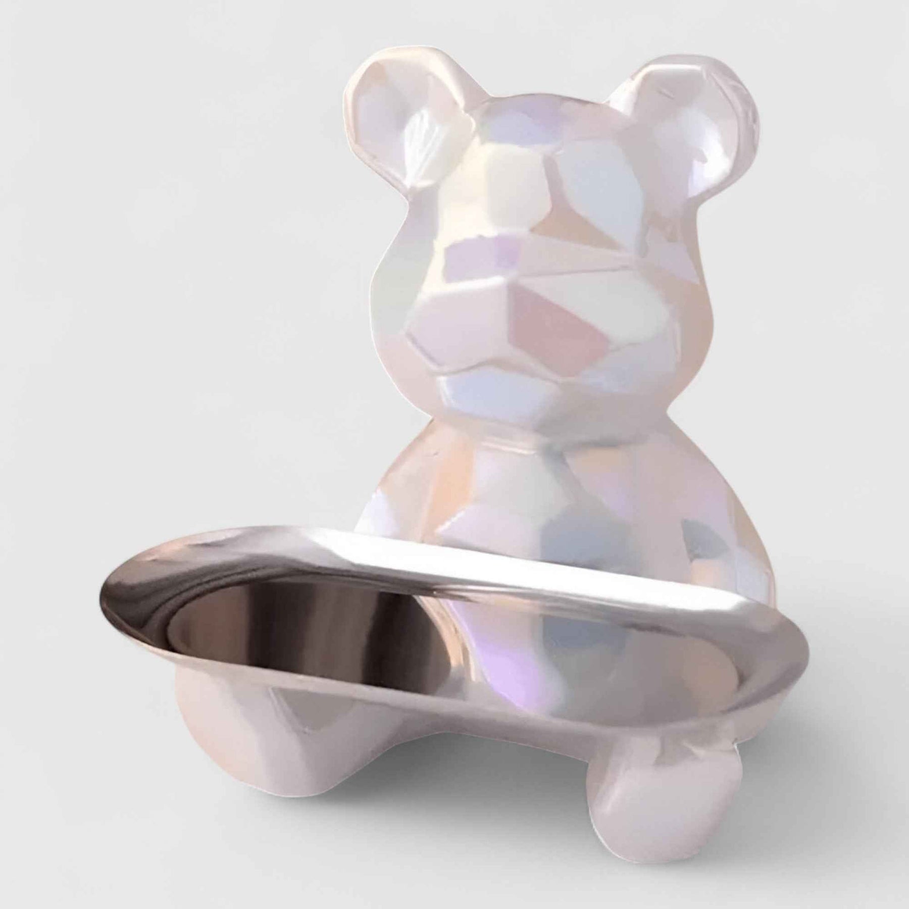 Wielofunkcyjna ceramiczna dekoracja w praktycznym metalicznym stylu