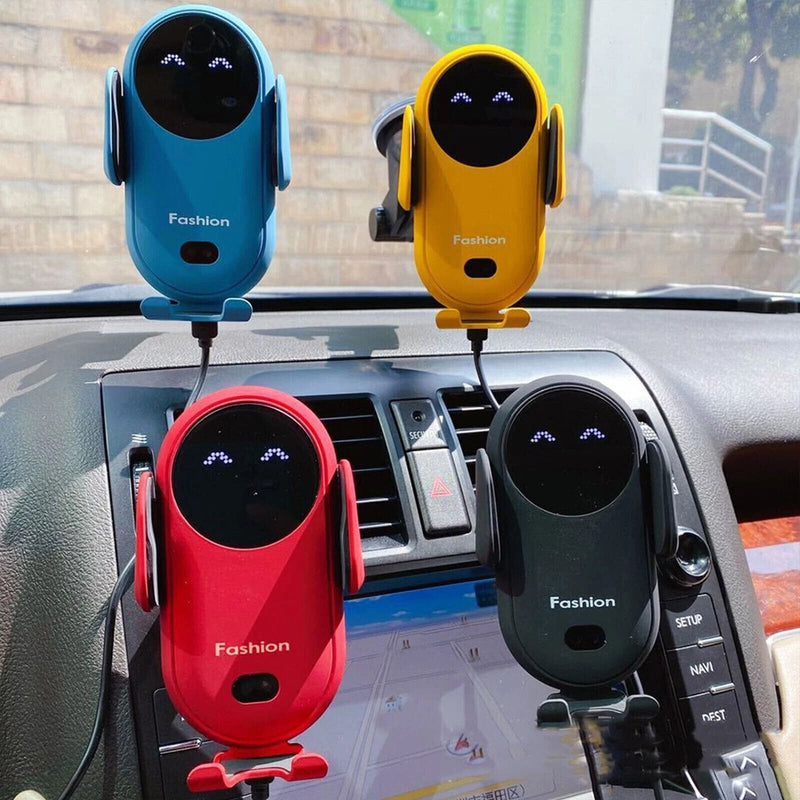 Wirelesscharger - Automatische houder voor mobiele telefoon in de auto  Pantino Zwart  