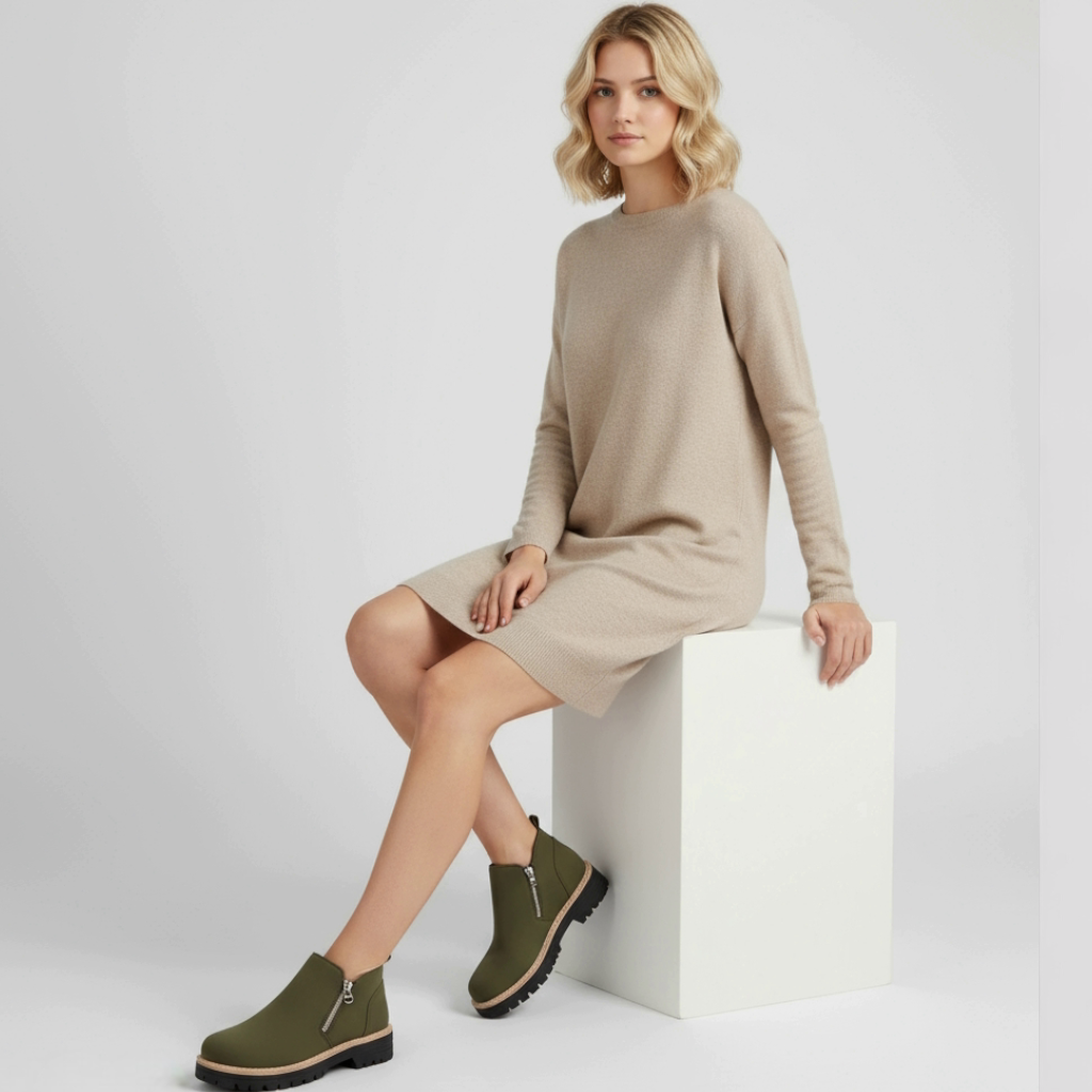 Shoes : Adie | Comfortabele laarzen met ronde neus voor dames in van Pantino